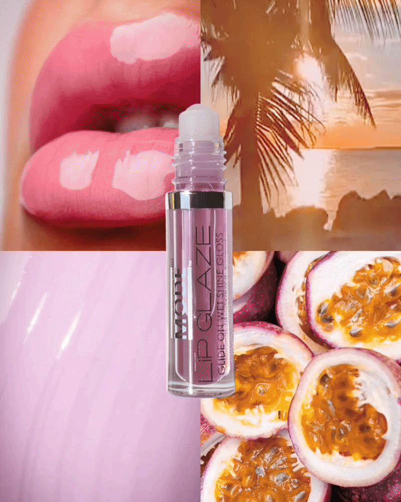 Lip Glaze Glide On Passion Fruit Flavored Lip Gloss