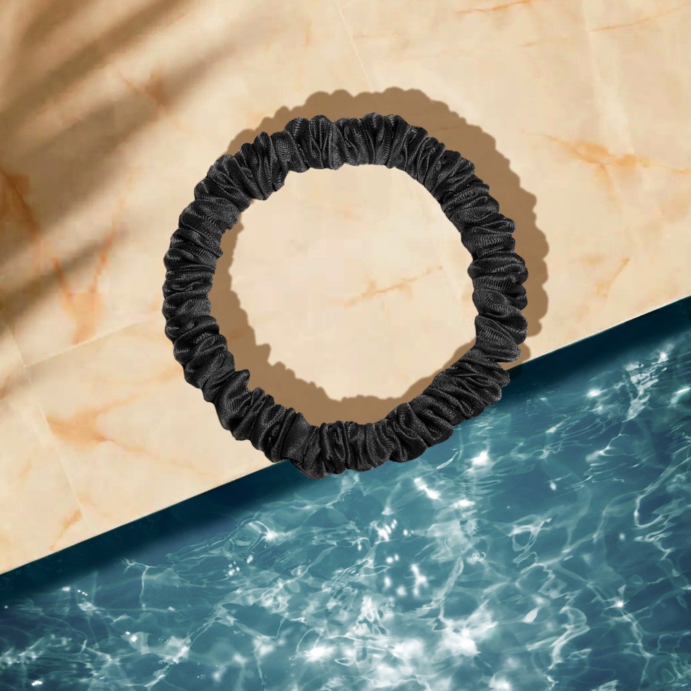 Luxe Mulberry Silk hair scrunchie with orders $75+